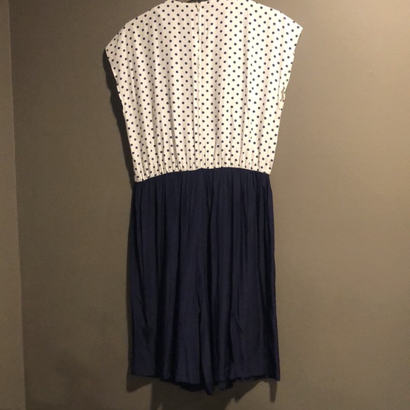 Stuart Alan Polka Dot MIDI Length Romper No Size Tag Defective - Picture 2 of 7